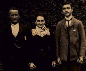 Alfred, Jane and Alfred John Cox, c.1900